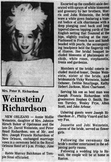 A Complete Overview of Annie Weinstein Richardson's Life and Work