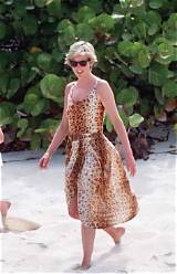 Iconic Princess Diana Leopard Print Swimsuit | Style Inspiration