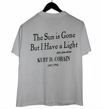 Nirvana's Iconic Kurt Cobain Unplugged Shirt: a Symbol of Grunge and Authenticity